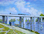 The Railroad Bridge At Argenteuil